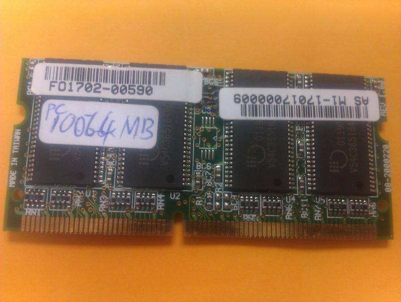 MIT台灣製MOSELSDRAM筆電NBV54C365164VCT8PC筆記型電腦雙面顆粒PC100記憶體64M茂矽耐用