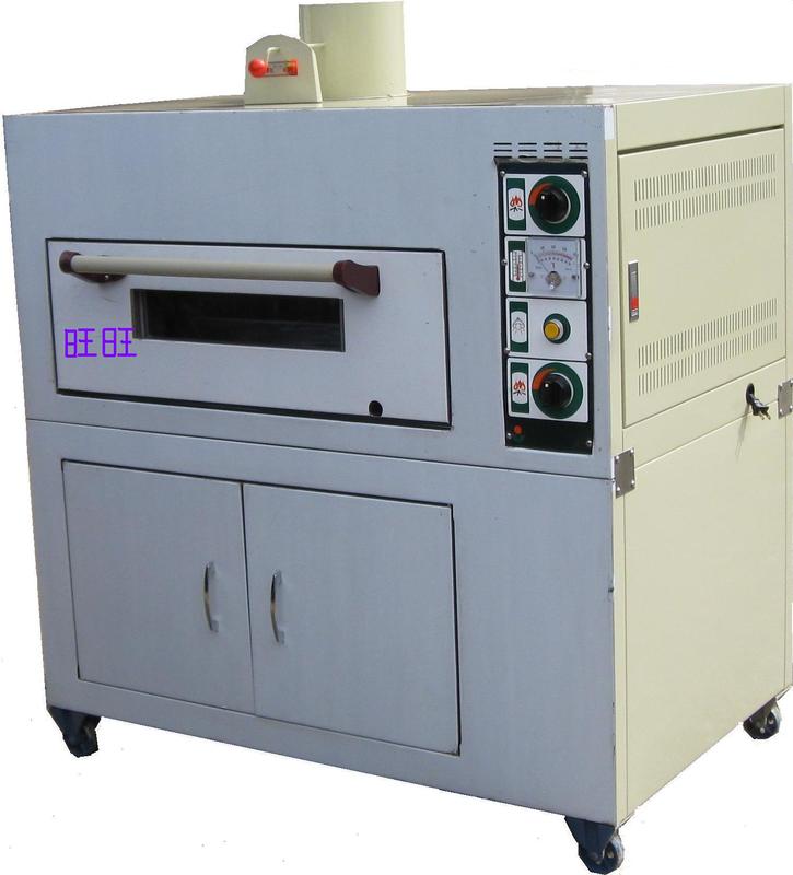 旺旺食品機械(台灣製造)-一層二盤瓦斯烤箱(內殼鍍鋁材質)加數字計時器(另有熱風烘乾機.乾燥機.發酵箱.攪拌機)