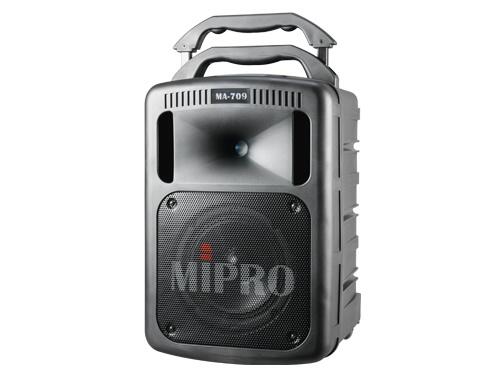 【昌明視聽】MIPRO MA-709 豪華型 攜帶式無線擴音機 手提式擴音喇叭 16選頻 CD USB 藍芽 錄音