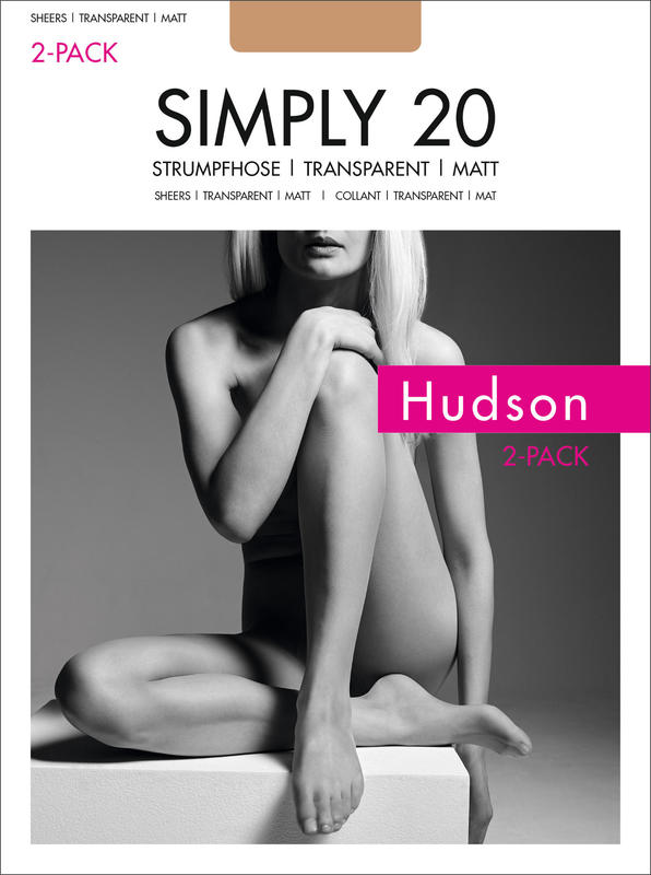 °☆就要襪☆°全新德國品牌 Hudson SIMPLY 亞光透明絲襪(20DEN)2雙入