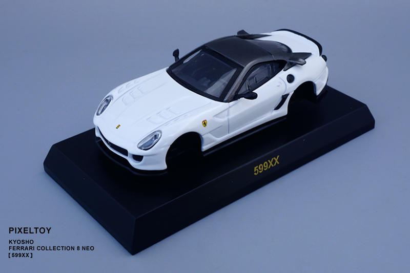 京商】KYOSHO FERRARI COLLECTION 8 NEO 1/64【599XX WHITE