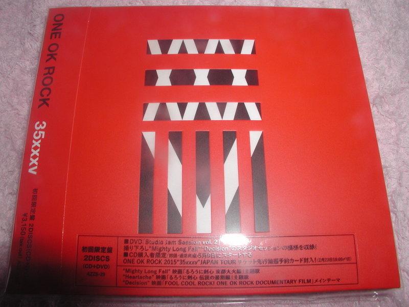 代購初回限定盤ONE OK ROCK 2015 全新專輯35xxxv 數量限定盤(CD+DVD