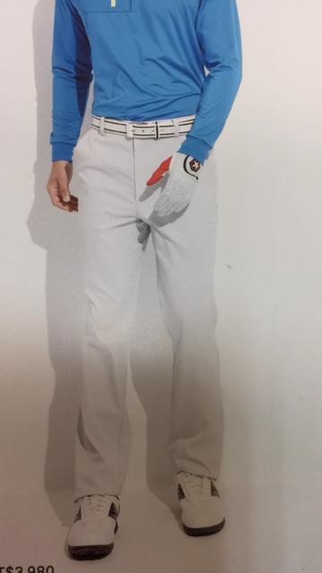 【青松高爾夫】LYNX 男長褲#1581201-01(白色)