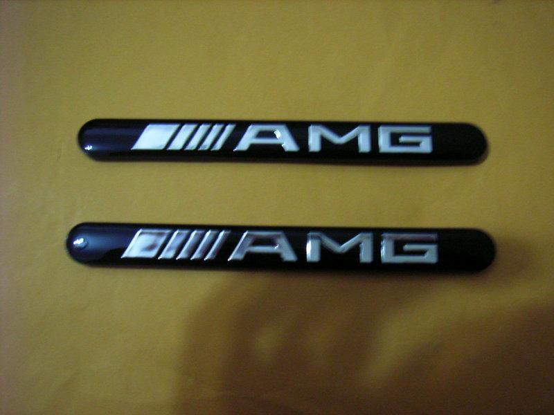 /// AMG 車標 裝飾貼  改裝銘牌 葉子板