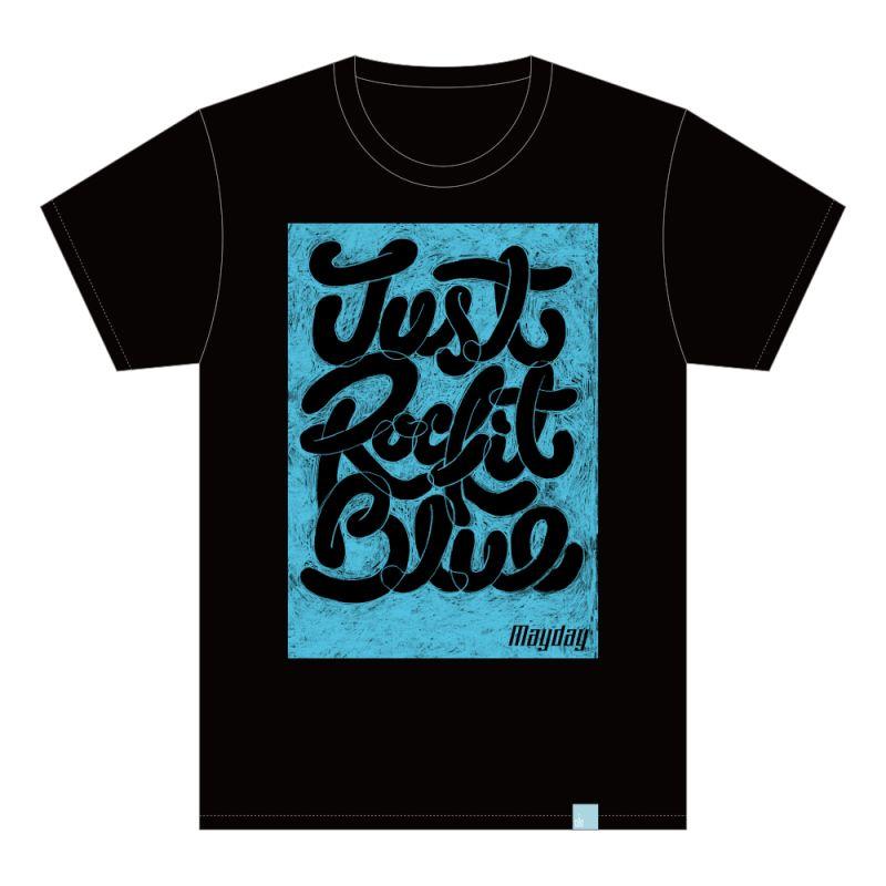 五月天Just Rock It 2019 藍 BLUE  天天天天天空藍 黑T  /T恤-T-shirt / 潮T