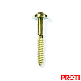 PROTI鈦合金螺絲 M5L35 鐵板牙 X-MAX 空濾螺絲長 金色版 (M5L35-UI01)