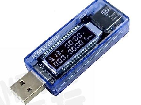 USB 電表 測試儀 測試器 QC 2.0 3.0 快充 電壓電流容量功率充電計時器等 KWS-V20