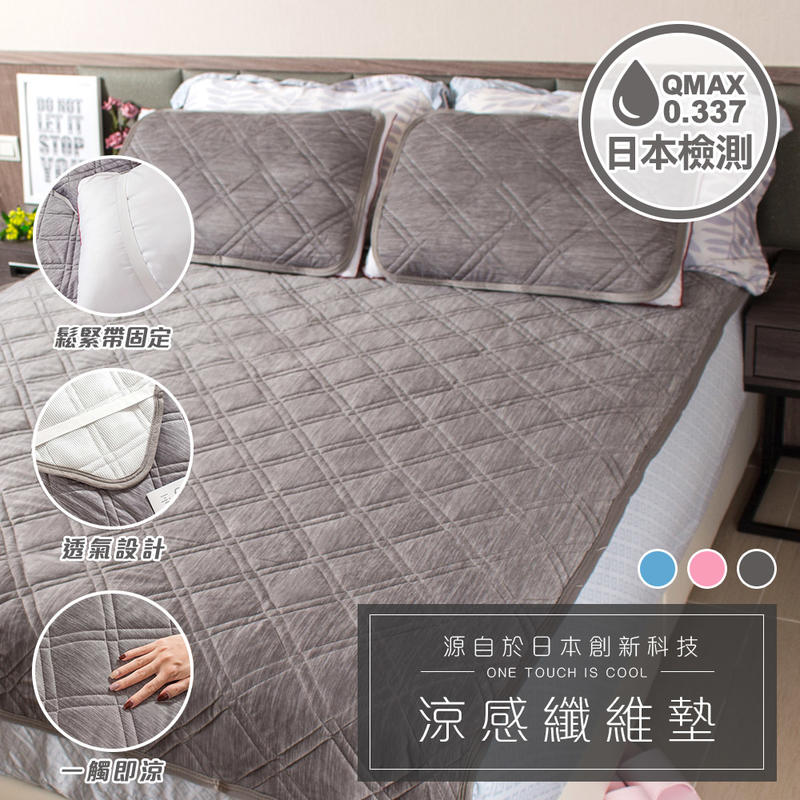 涼感床墊 保潔墊 一床二枕-雙人【MM-D012】
