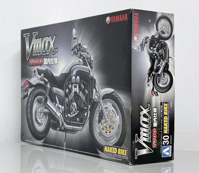 老舊模型1/12 AOSHIMA 青島1/12 YAMAHA Vmax（國內仕樣）(純收藏未組裝