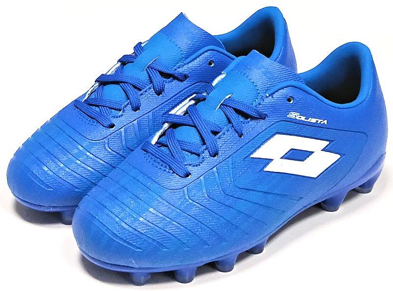 【菲瑪】LOTTO SOLISTA700 III FG JR 膠釘 足球鞋 速度型 童段 藍LT2136445XJ 最新