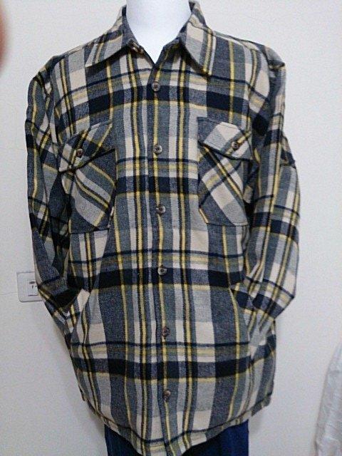 彩思坊(GRAND HOUSE)羊毛混織襯衫式立領鋪棉保暖格子外套 -台灣製造-免運費喔-J1