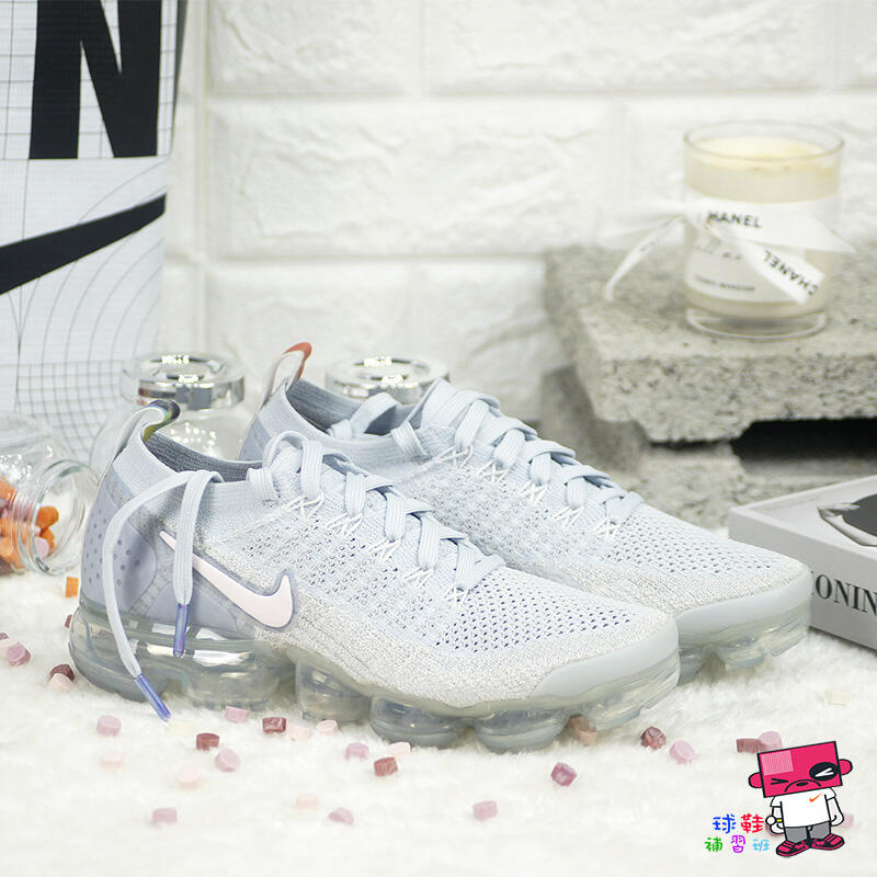 球鞋補習班6折特價W NIKE AIR VAPORMAX FLYKNIT 2 粉白花卉女942843