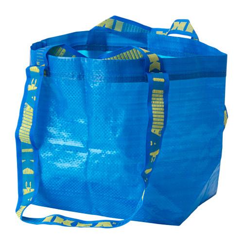 BRABBTY 13公升環保購物袋 耐重好收納 雙帶設計 好揹好提 可摺疊收納 FRAKTA收納袋