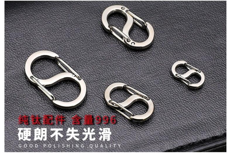 【山道具屋】鈦工匠 Ti artisan TC4 鈦合金多功能迷你8字扣/鈦S扣環/鈦鑰匙扣