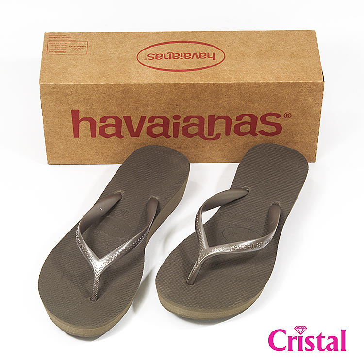 HAVAIANAS 小厚底 High Light 高跟 3.5公分 輕量楔型鞋 『夢工場Cristal』