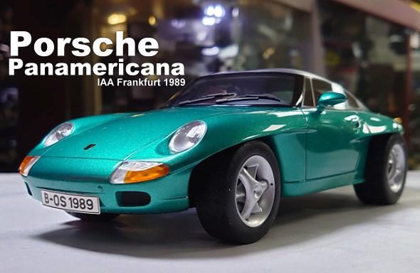 模型車收藏家。 Porsche Panamericana concept (1989)。免運含稅可分期