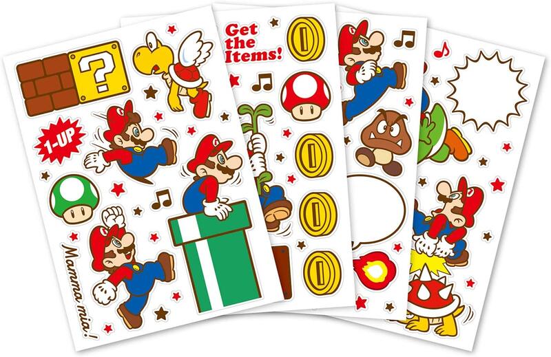 現貨 Nintendo Sales 任天堂 超級瑪利歐 Home＆Party系列 場景壁貼 4入組 動作造型【板橋魔力】