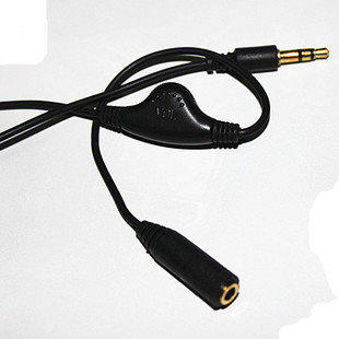80CM鍍金口 音量控制器 調節器 線控 音控線 音箱音響耳機控制線-  (超低價)( 3個一拍)