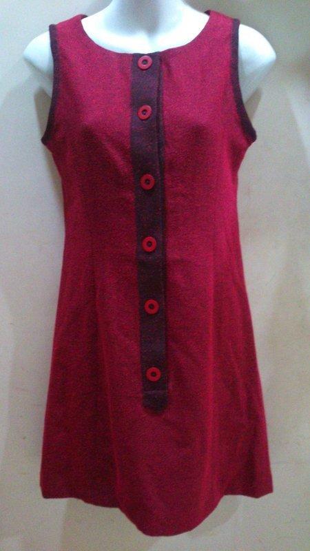 專櫃BELLE VIE服飾-女連身紅色洋裝