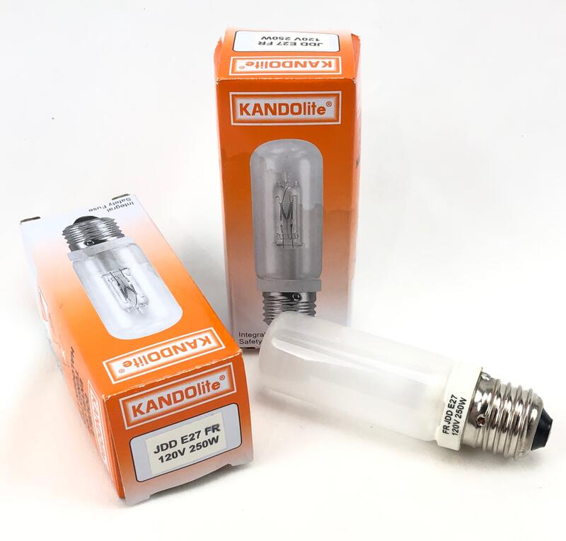 KANDOlite JDD 120V 220V 250W E27 霧面模擬燈泡 清面模擬燈泡 攝影燈泡 閃光棚燈 燈炮