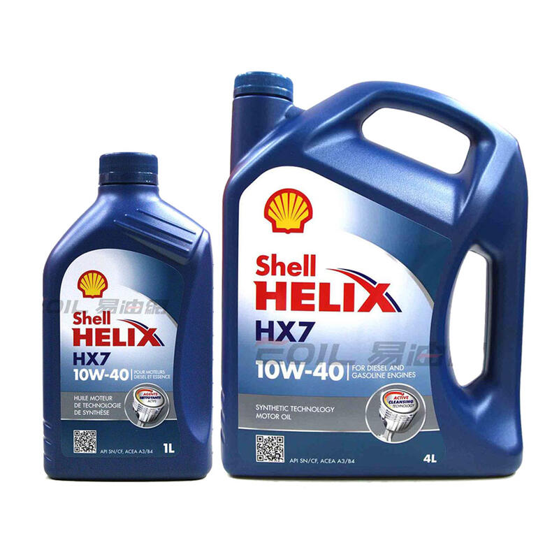 【易油網】Shell HELIX HX7 10W40 合成機油 1L / 4L mobil