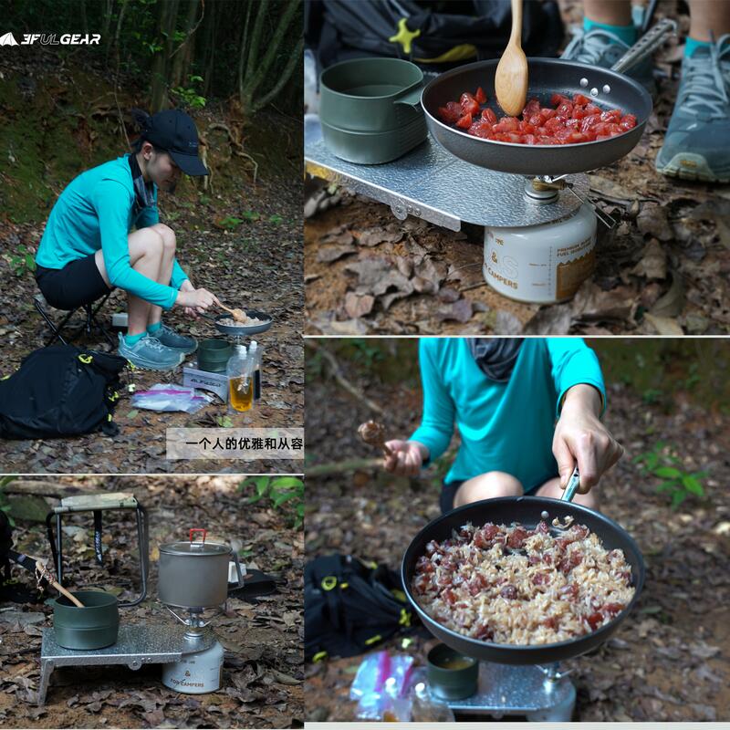 【山道具屋】三峰出 3F 一人食 口袋型迷你瓦斯罐摺疊桌(180g)
