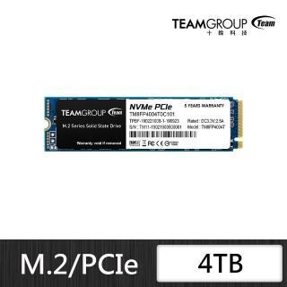 限網友ENCHANTING下標TEAM 十銓 MP34 4TB M.2 PCIe SSD 固態硬碟 2條