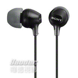【曜德↘狂降】SONY MDR-EX15LP 黑色 耳道式耳機 時尚輕盈 四色可選 ★超商免運★送收納盒★
