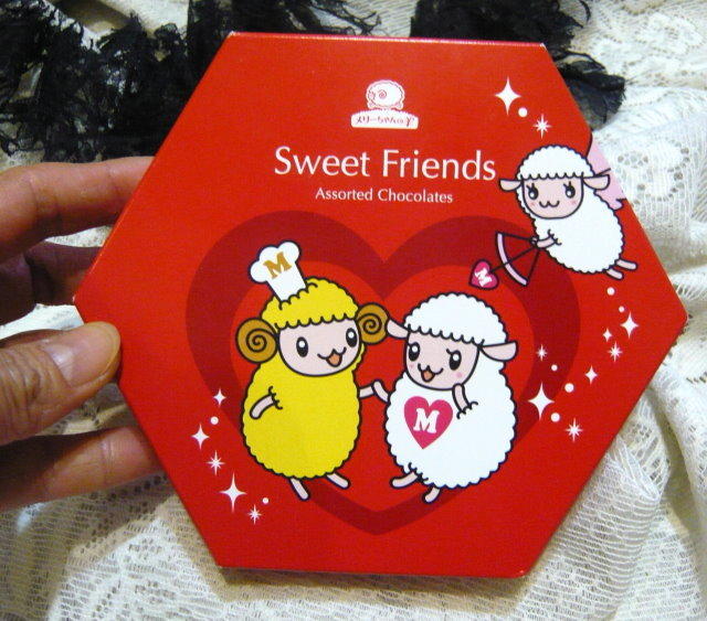 MARY SWEET FRIENDS紅色羊系列包裝盒 禮物盒35元