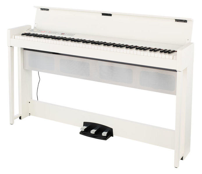 【全方位樂器】KORG C1 air 電鋼琴/88鍵/掀蓋式/數位鋼琴/日本製造 (白色)