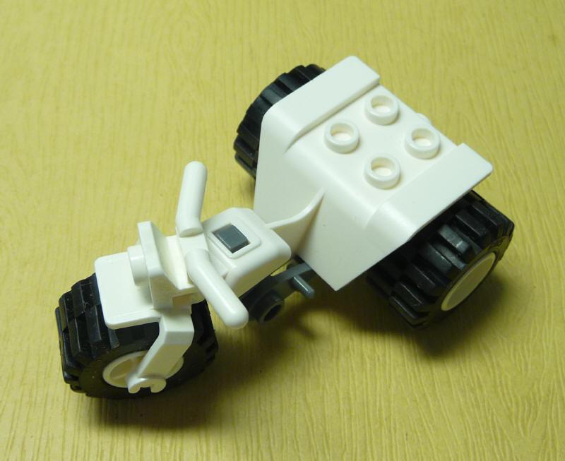 【小荳二手樂高】LEGO 零件 白色 三輪車 機車 沙灘車 摩托車