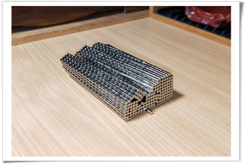 圓形釹鐵硼磁鐵 3mm * 5mm - 圓柱尺寸適合用來開發磁吸小商品！