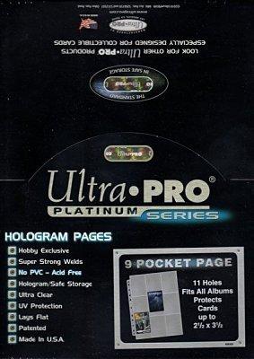 (全新品)美國 Ultra Pro 九格套一盒(共100張)缺貨中,上次到貨日期:2024/2/6