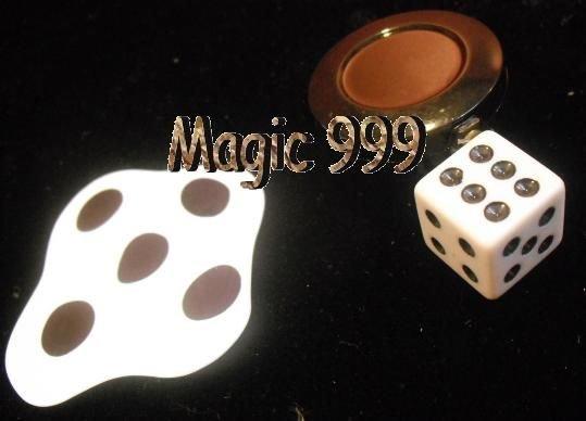 [MAGIC 999] 魔術道具 打扁骰 拍扁骰 慶評價特賣只要49NT.~沒了還有唷