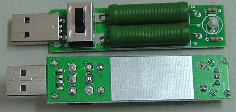 USB 1A / 2A 帶切換開關 負載測試器 充電電流檢測 放電老化電阻儀器 測試 行動電源 doctor