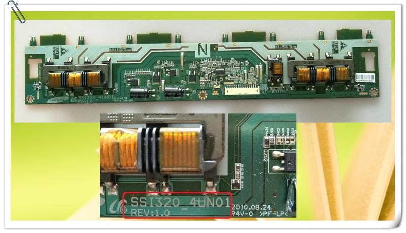 <Wind賣寶> SONY KDL-32CX520 高壓板SSI320_4UN01 rev1.0(壞屏拆機良品)