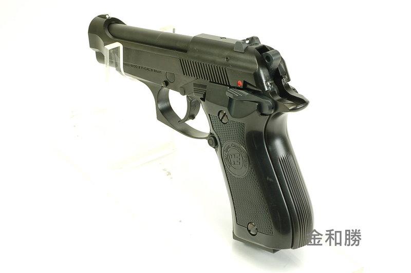 JHS（（金和勝玩具））刷卡分12期0利率 黑色 WE 全金屬 M84 瓦斯手槍 C4600 | 露天市集 | 全台最大的網路購物市集