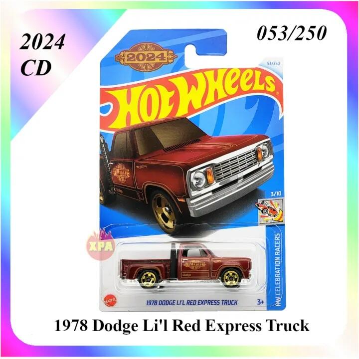 ^.^飛行屋(全新品)Hot Wheels 風火輪小汽車 合金車/道奇 Dodge Li'l Red Expres小貨卡