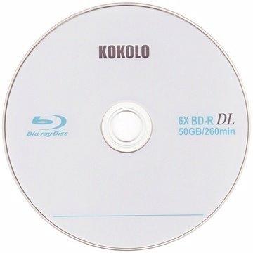【3C_SHOP】 KOKOLO BD-R DL 50GB 6X  藍光片 支援BS CPRM  10片裝