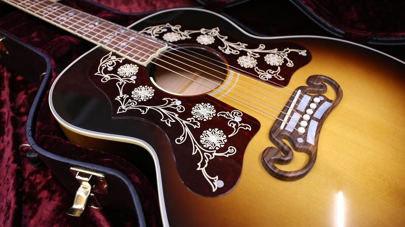 大鼻子樂器 公司貨 Gibson Sj-200 Bob Dylan 民謠木吉他 Jumbo 木吉他 含硬盒 sj200