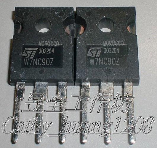 場效電晶體 ( ST  STW7NC90Z ) TO-247 (N-CH) 900V 6A 1.9Ω 160W