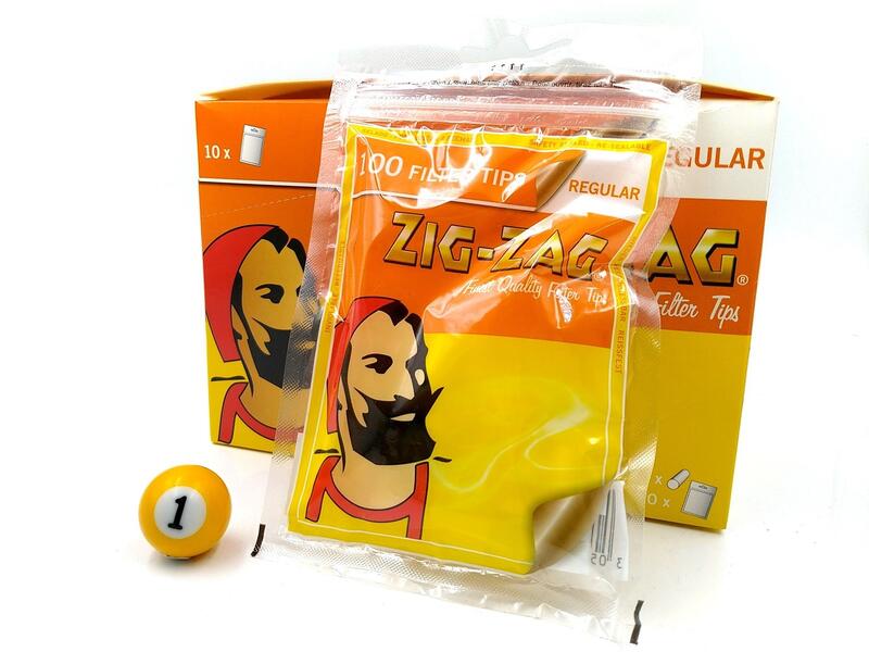 ◤球球玉米斗◢ 正品 法國進口ZIG-ZAG捲煙濾嘴 標準8MM *每包100粒裝*
