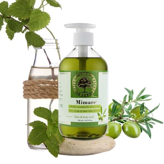 法國密碼Mimare-橄欖精油清潔凝露（三合一清潔露）、蜂蜜蘆薈潤膚乳、柔順彈力潤絲精