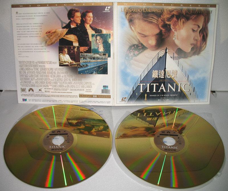TITANIC 鐵達尼號原版 LD 光碟 (黃金亮面)高畫質影片