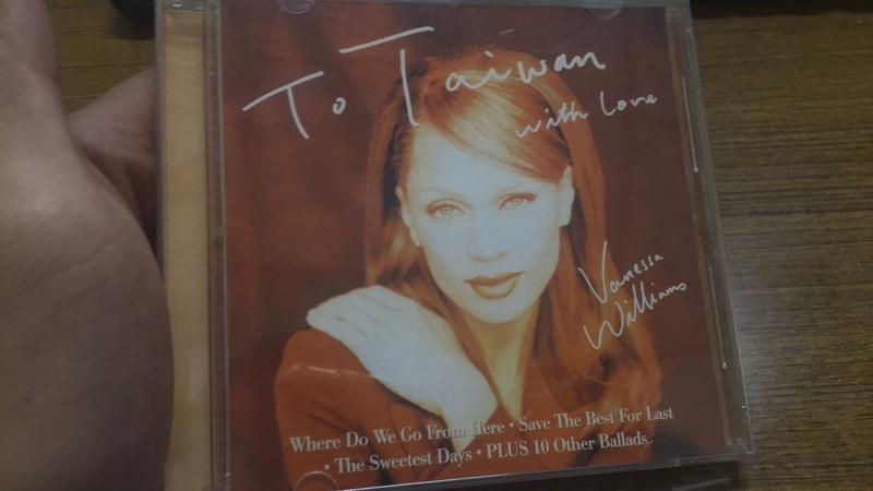 vanessa williams/to taiwan with love CD 專輯 90D
