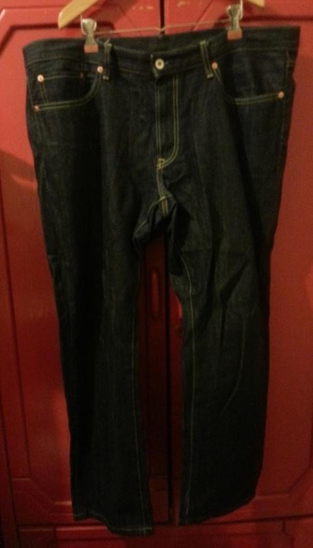 【UNIQLO】藍色牛仔長褲 40號/平量約41.5腰