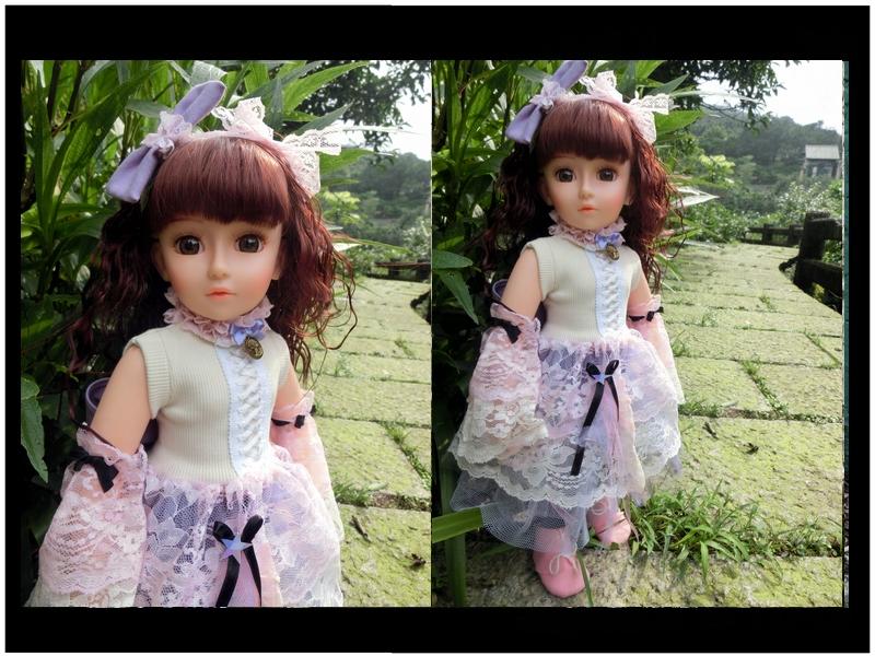 台北里昂玩具設計工作室~特殊娃款娃衣製作~薔薇蕾絲公主~套裝