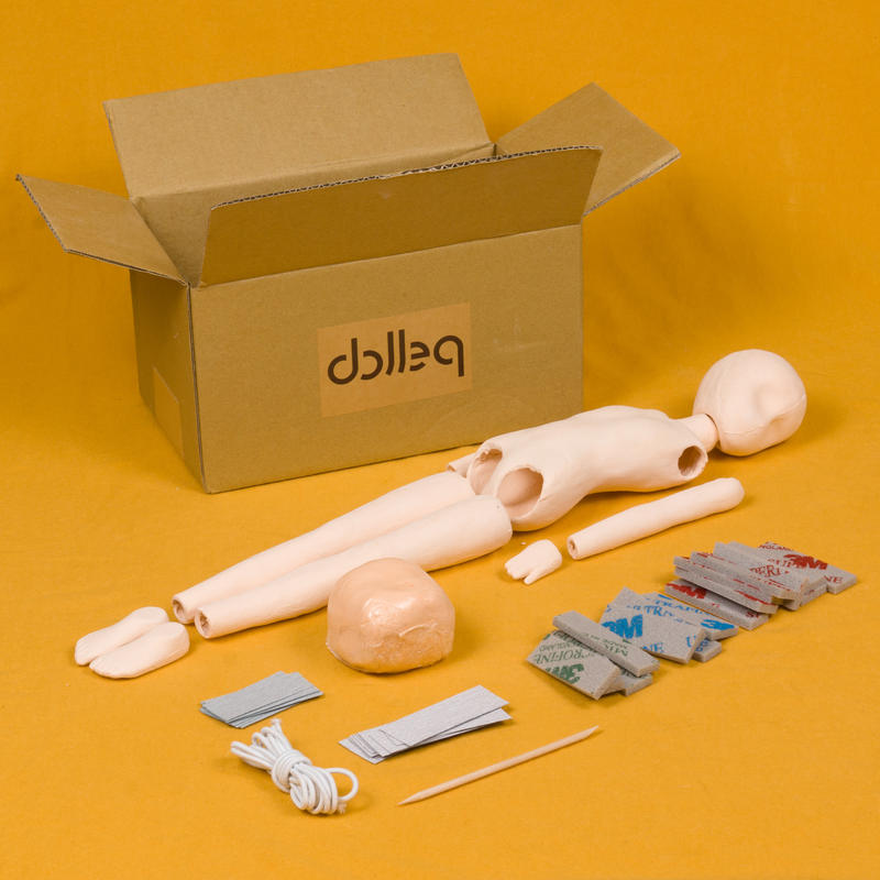 【自己做黏土娃娃】BJD 基礎型材料包 - 球體關節人形/球體關節人偶/可動人偶 - DIY - Dolleq 原創