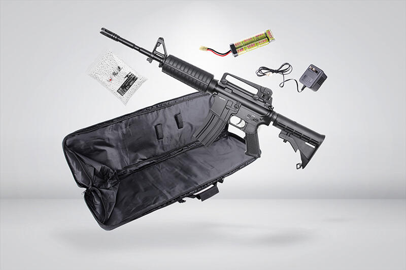 RST 紅星 - 入門特惠 DIBOYS M4A1 全金屬電動槍(含槍袋+BB彈+電池+充電器) ... BY-036