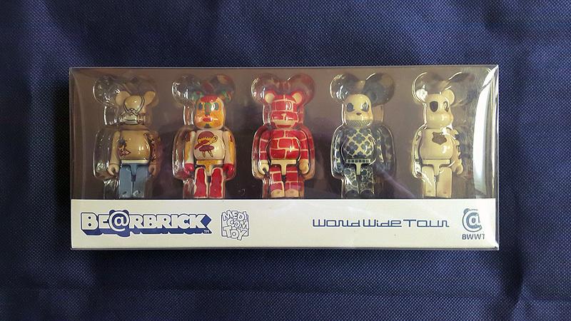 吉米小舖】2006 BWWT WORLD WIDE TOUR 限定BE@RBRICK 100% 五款1套